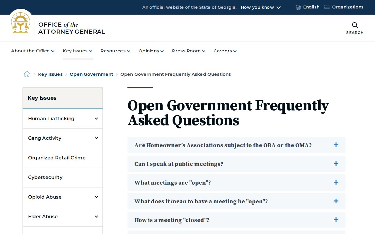 Wilkes County warrant records Georgia Open Government response and cost guidance